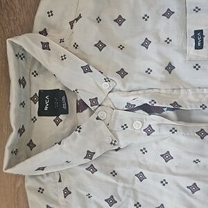 Mens button down shirt L